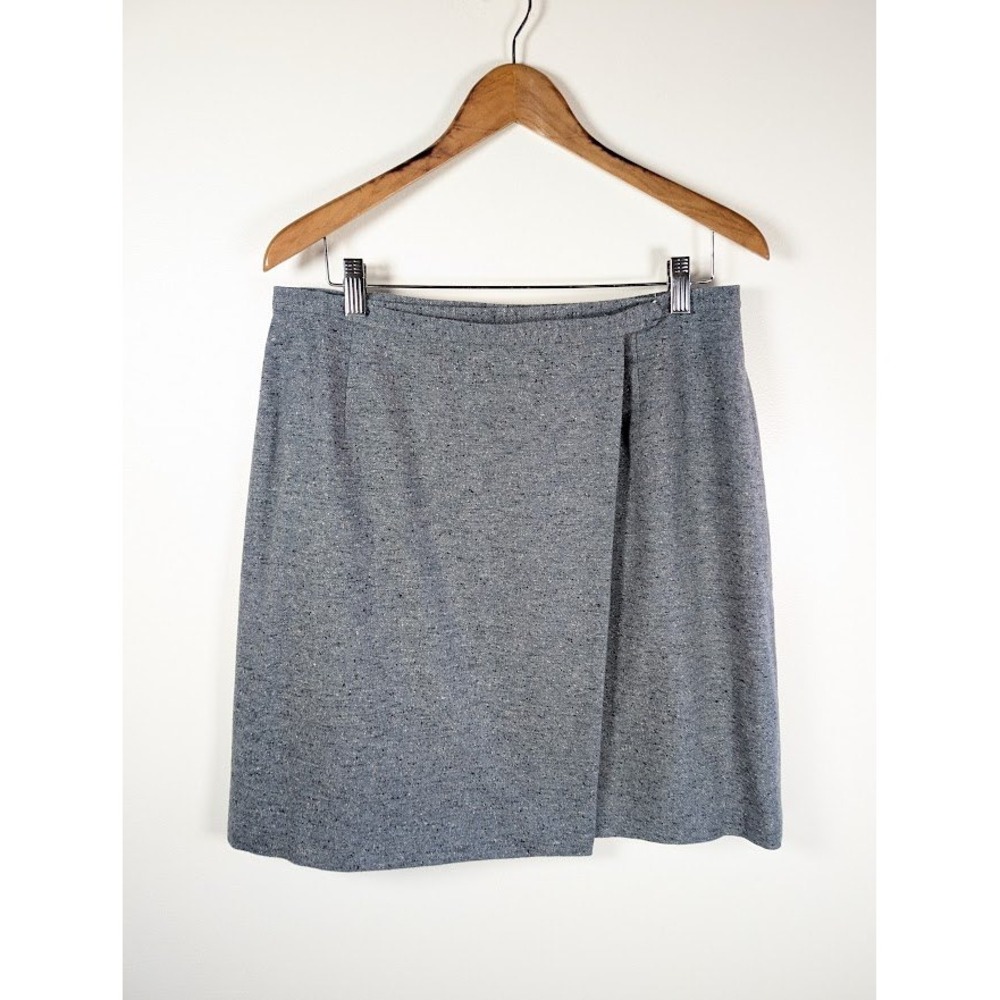 Andrea Viccaro Mini Wrap Skirt Womens Size 14 Academia Preppy Minimalist Classic